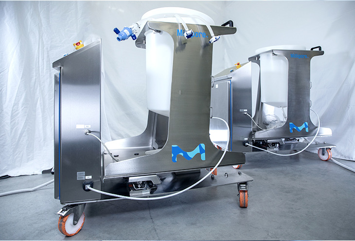 Mobile production units on wheels